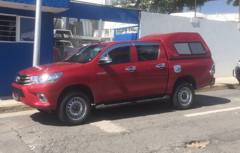 Camper, Caseta Panorámica para Camioneta Hilux Doble Cabina con